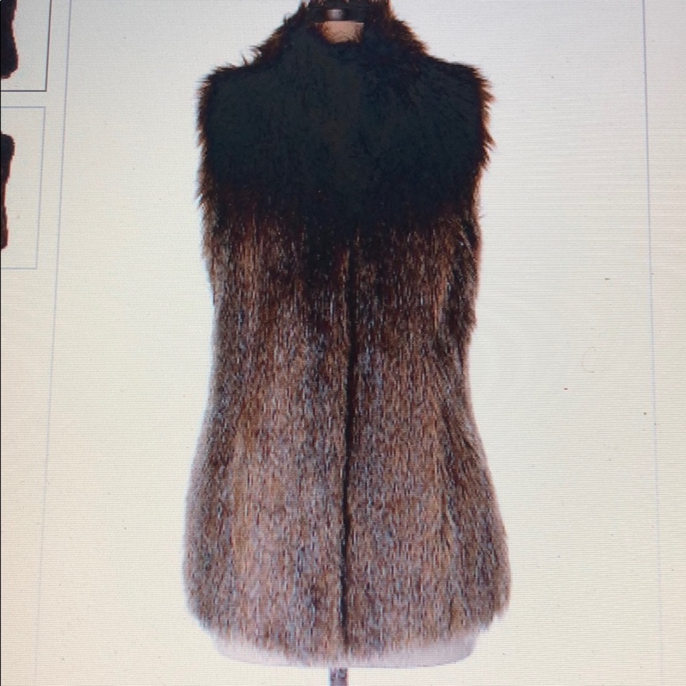 Rachel Zoe Faux fur vest